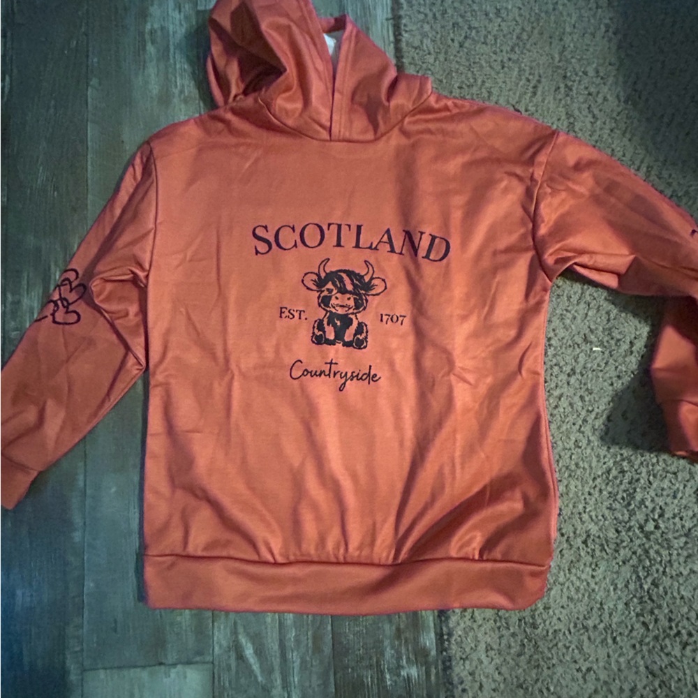 Orange Scotland Hoodie